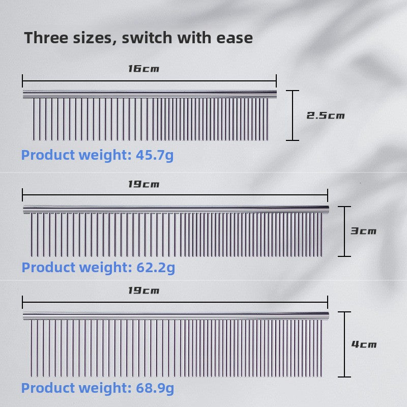 Stainless Steel Pet Deshedding Comb